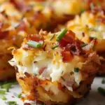 Irresistible Loaded Hashbrown Bites