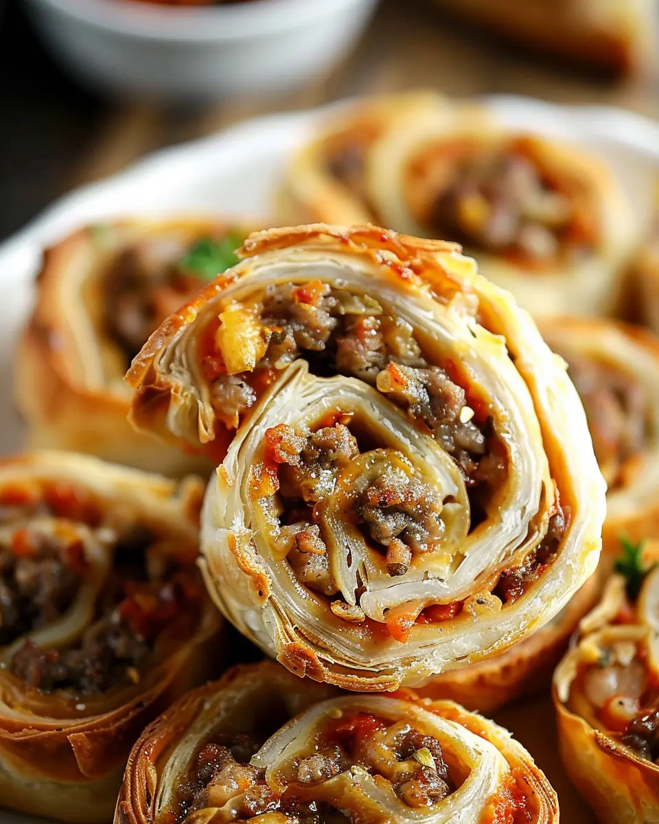 Sausage Pinwheels: Easy Beef &amp; Turkey Bacon Treats for Everyone