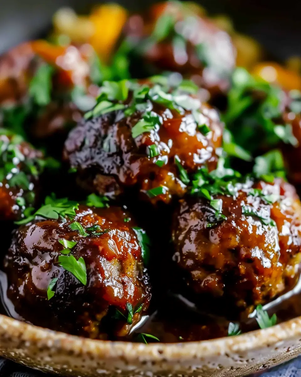 Red Wine Braised Meatballs: A Juicy Twist on Comfort Food
