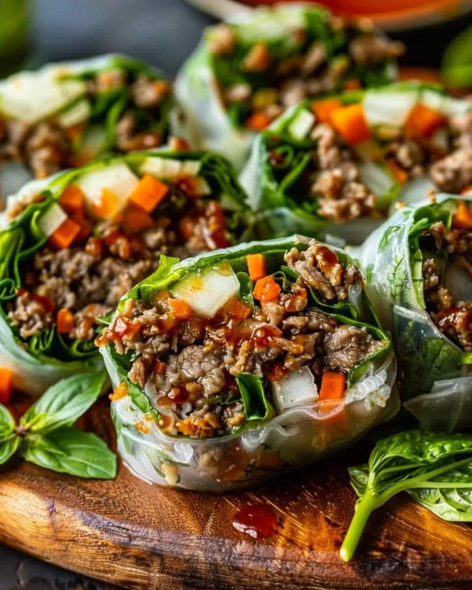 Thai Basil Beef Rolls: Easy, Flavorful Rolls for Any Occasion