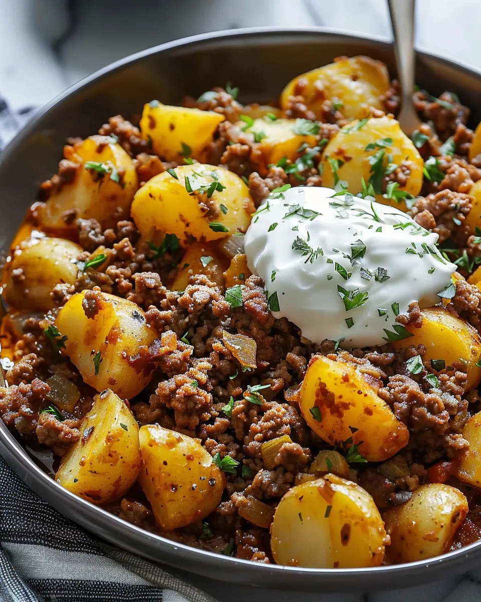 Ground Beef and Potatoes: Cozy Comfort Food Made Easy