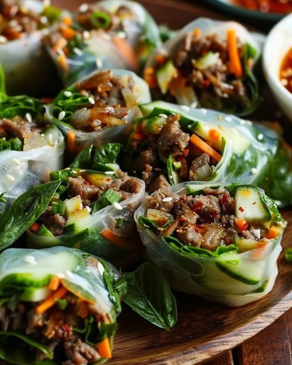 Thai Basil Beef Rolls: Easy, Flavorful Twist on a Classic Recipe