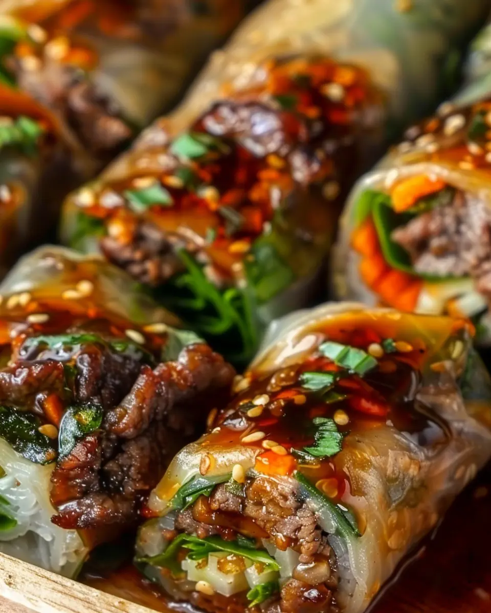 Thai Basil Beef Rolls: Easy and Flavorful Homemade Delight