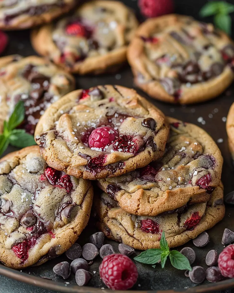 Raspberry Chocolate Chip Cookies: Easy Indulgence for Your Sweet Tooth