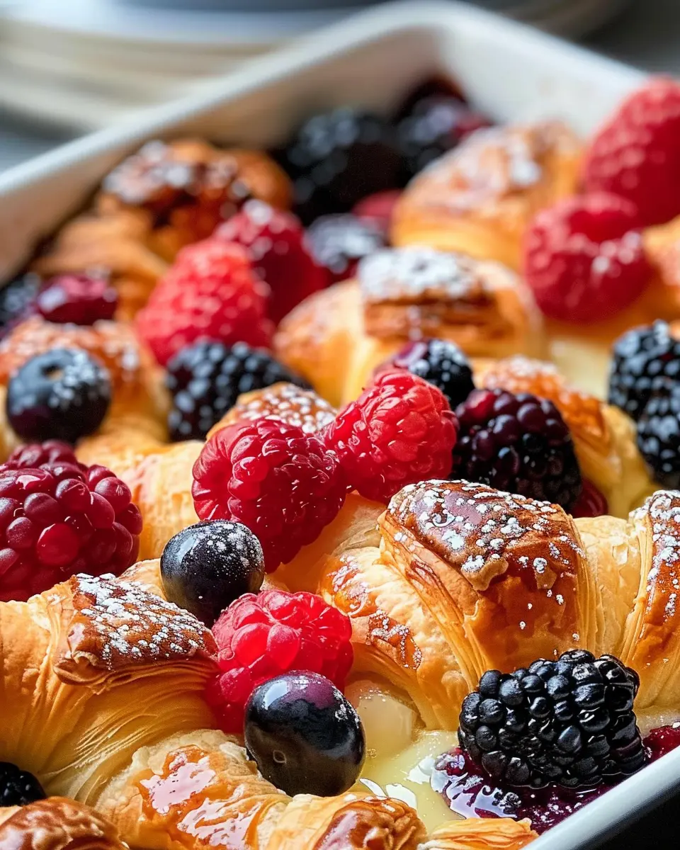 Berry Croissant Breakfast Bake: A Joyful Twist with Turkey Bacon
