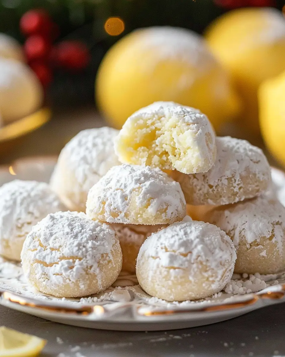 Lemon Cream Snowball Cookies: The Best Treat for Any Occasion
