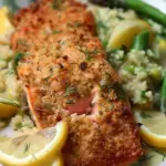 Dijon Dill Panko Crusted Salmon