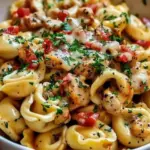 Cowboy Butter Garlic Chicken Tortellini