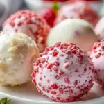 Strawberry Cheesecake Protein Balls