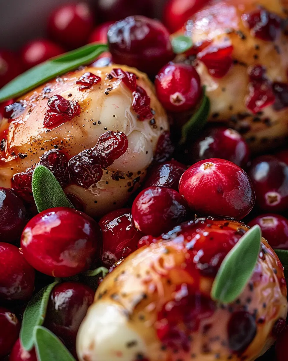 Cranberry Stuffed Chicken: Juicy Delight with Turkey Bacon