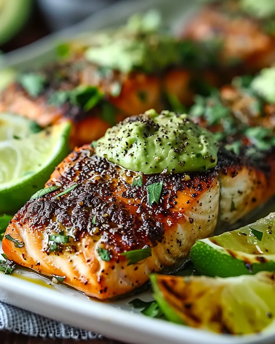 Cajun Salmon Avocado Lime: A Fresh and Zesty Delight
