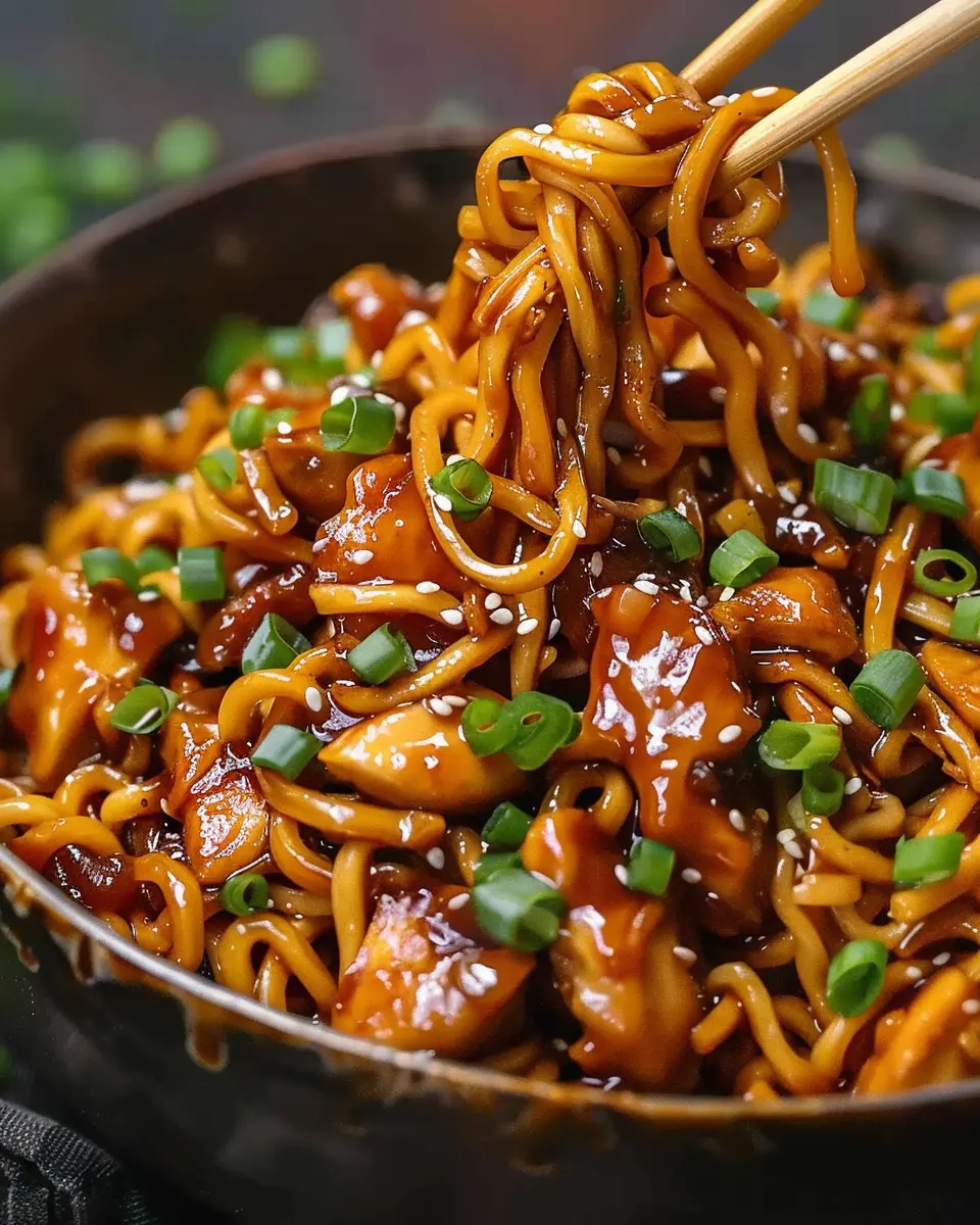Sticky Garlic Chicken Noodles: Easy Comfort Food You’ll Love