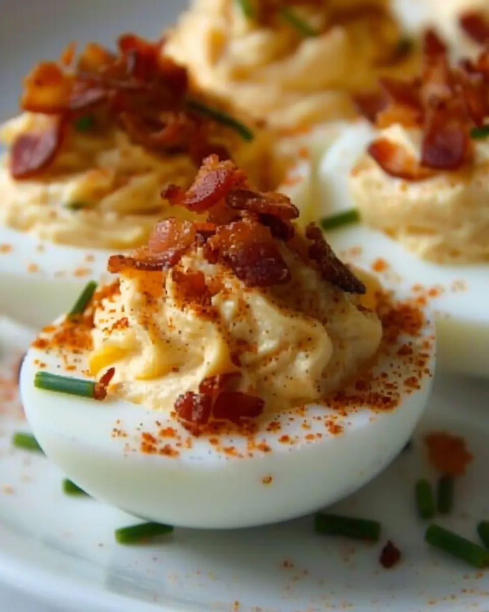 Million Dollar Turkey Bacon Deviled Eggs for Irresistible Flavor