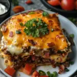 Low-Carb Bacon Cheeseburger Casserole