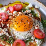 Crispy Feta Fried Eggs