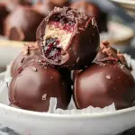 Chocolate Cherry Cheesecake Truffles Recipe