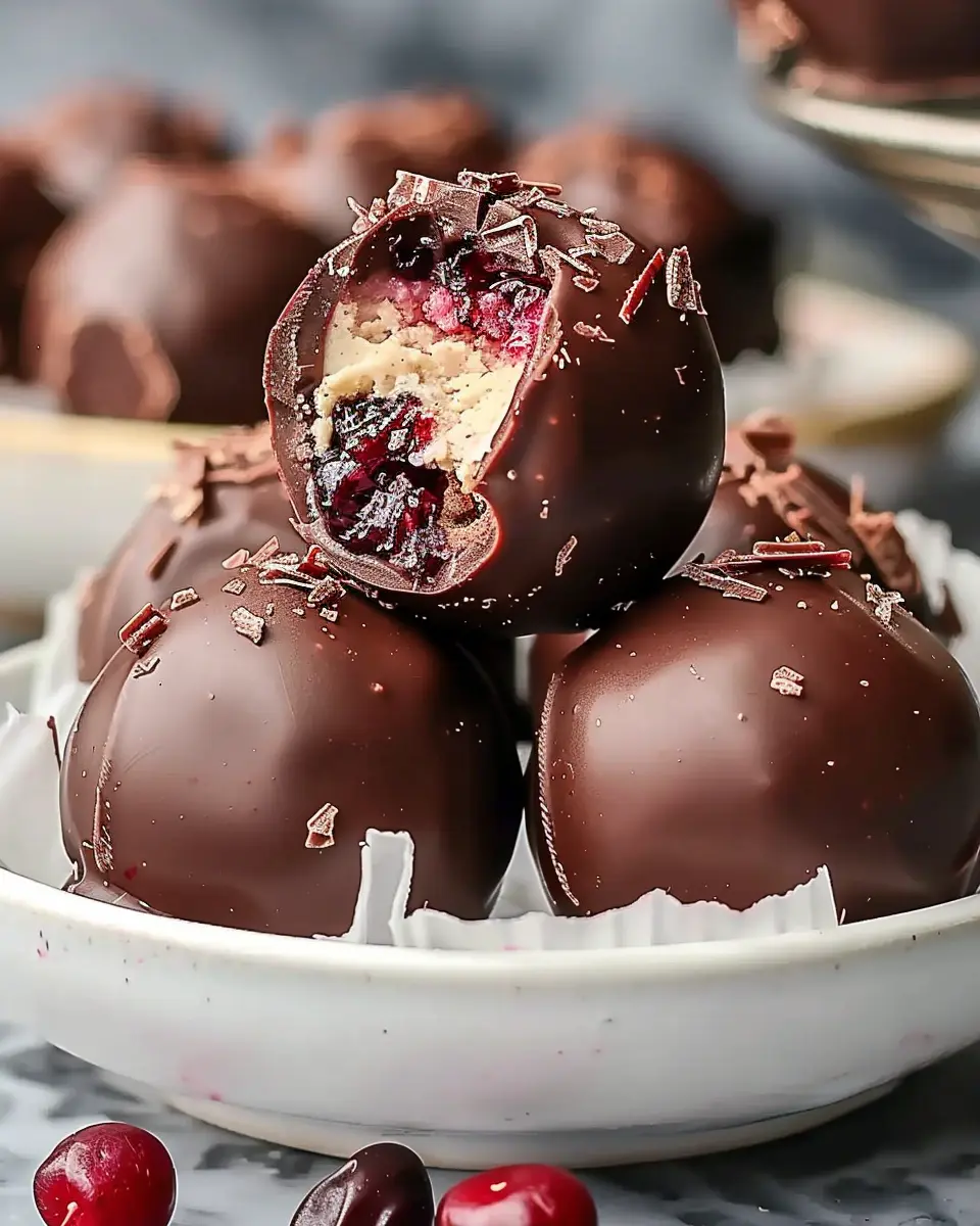 Chocolate Cherry Cheesecake Truffles Recipe You’ll Love to Make