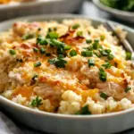 Healthy Chicken Cauliflower Rice Casserole
