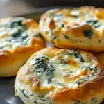 Irresistibly Easy Spinach Cottage Cheese Flagels