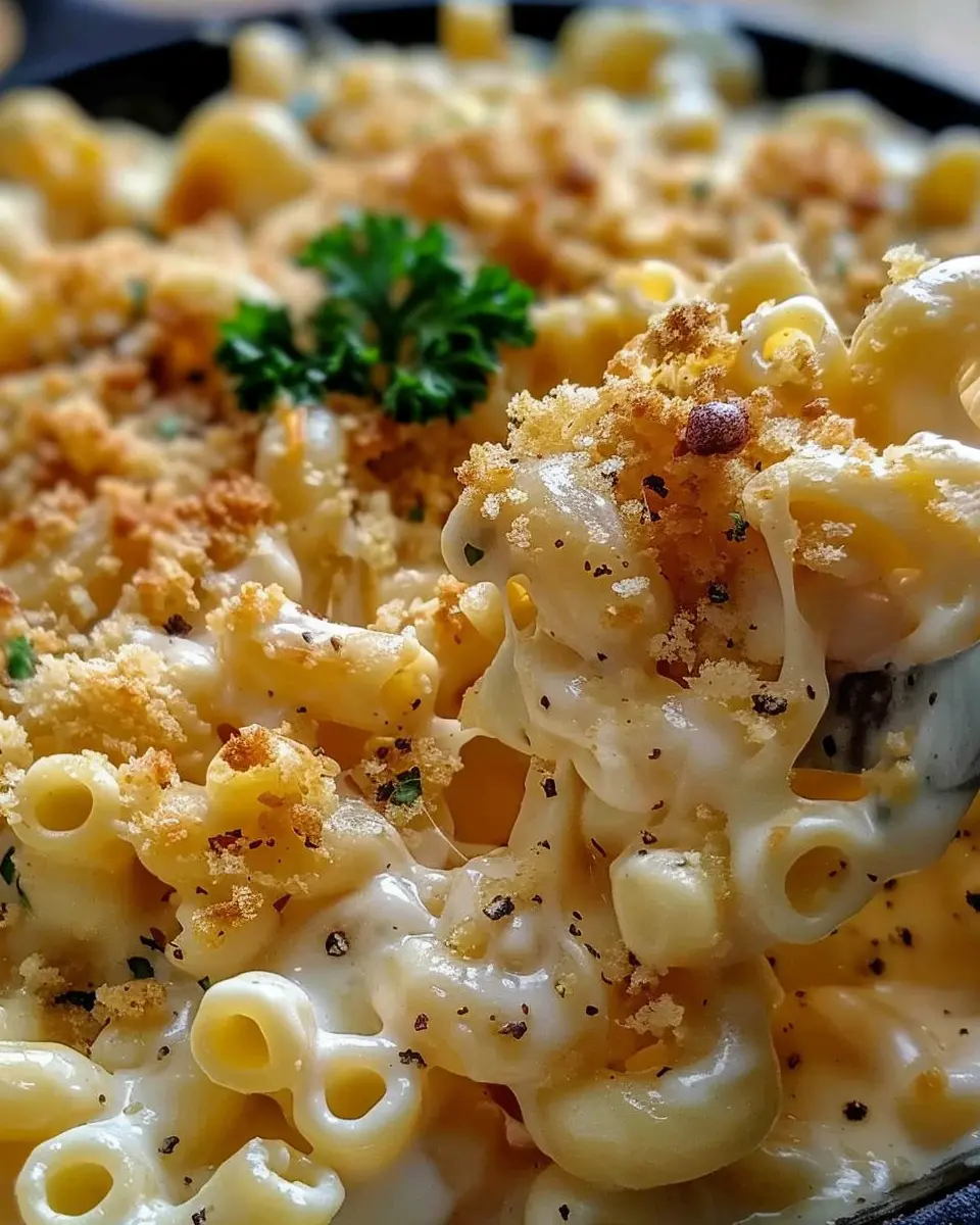 Creamy Baked Mac with Turkey Bacon: A Comforting Delight