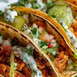 Dill Pickle Ranch Smash Chicken Tacos