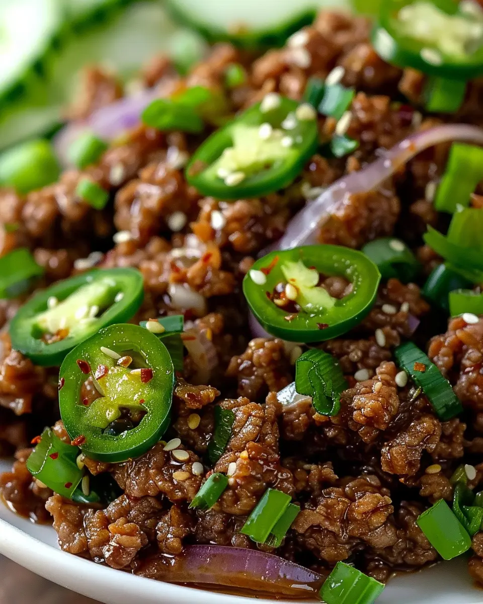 Spicy Korean Ground Beef: Easy One-Pan Delight You’ll Love