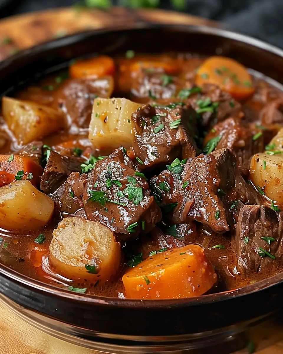 Anthony Bourdain’s Beef Stew: Hearty Comfort with Turkey Bacon