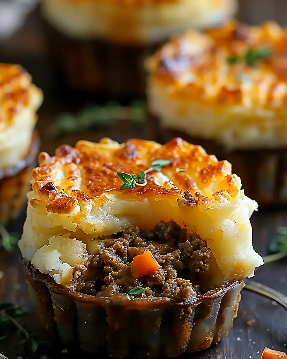 Easy Mini Shepherds Pies Bursting with Flavor and Comfort