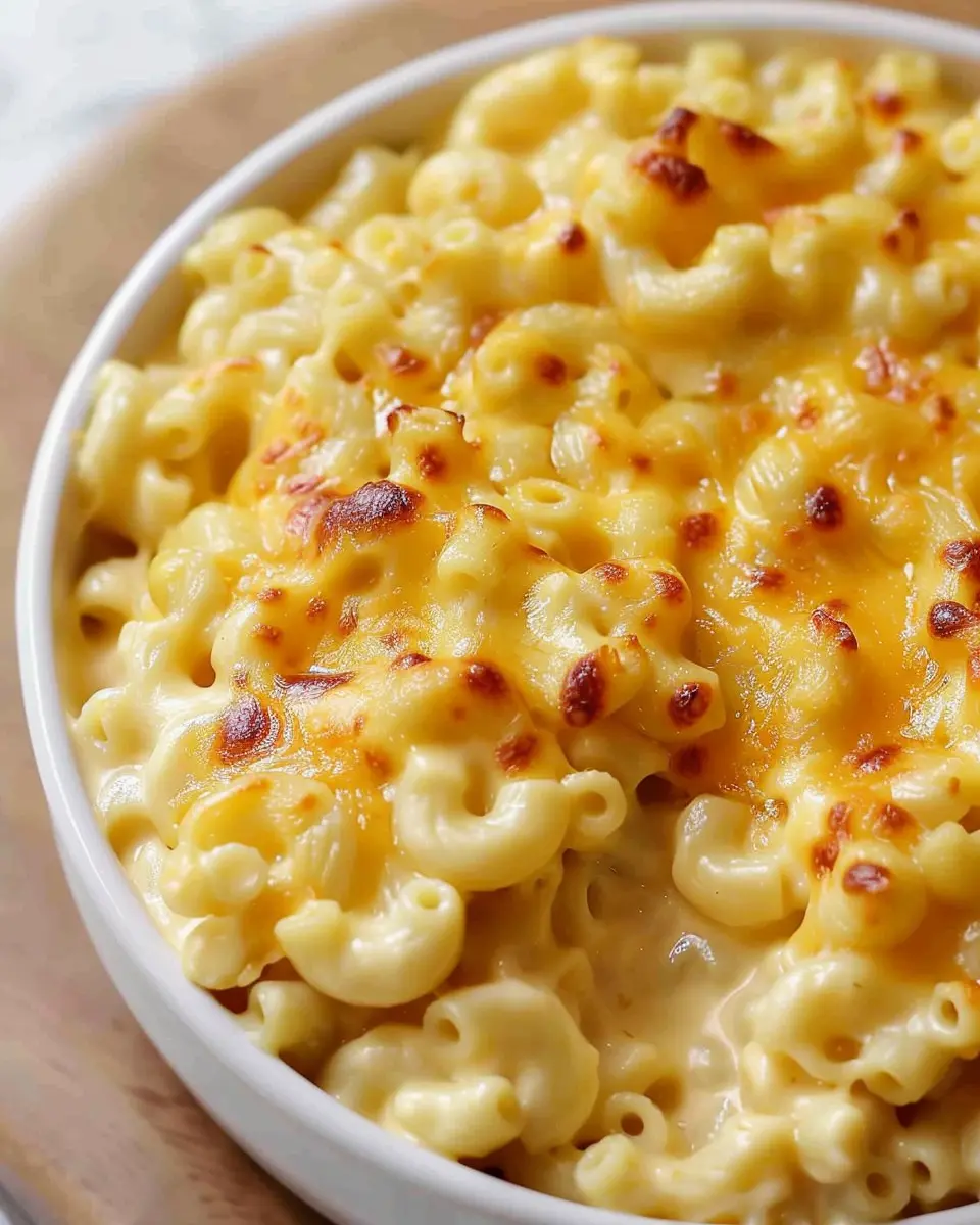 Simple Mac and Cheese: Indulgent Comfort with Turkey Bacon and Chicken Ham