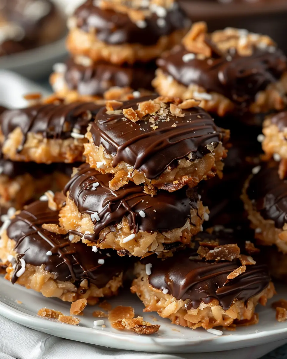 No Bake Samoa Cookies: Easy Indulgence for Cookie Lovers