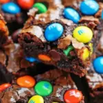 Chewy M&M Brownies
