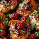 Sweet and Spicy Jalapeno Raspberry Chicken