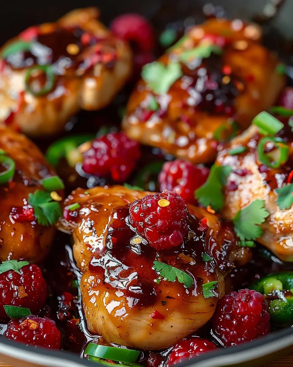 Sweet and Spicy Jalapeno Raspberry Chicken: Simply Irresistible Flavor