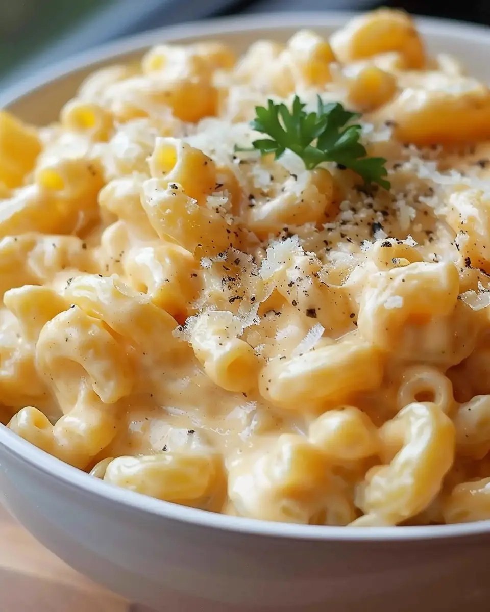 Ultra Creamy Crock Pot Mac with Turkey Bacon and Chicken Ham Delight