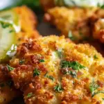 Crispy Dill Pickle Parmesan Chicken