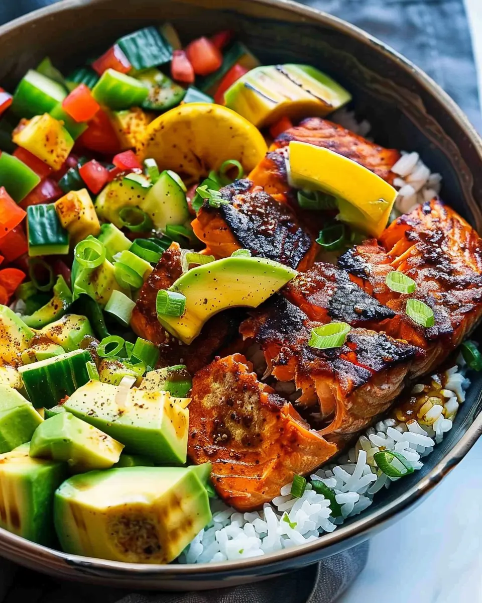 BBQ Salmon Bowls: A Juicy, Homemade Delight You’ll Love