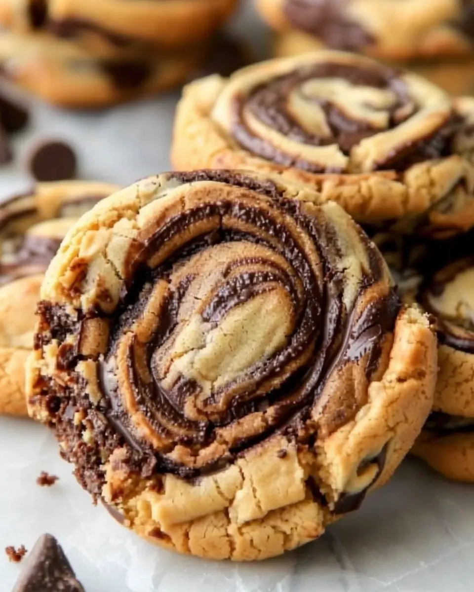 Peanut Butter Brownie Swirl Cookies: The Best Indulgent Treat
