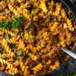 One-Pot Vegan Hamburger Helper