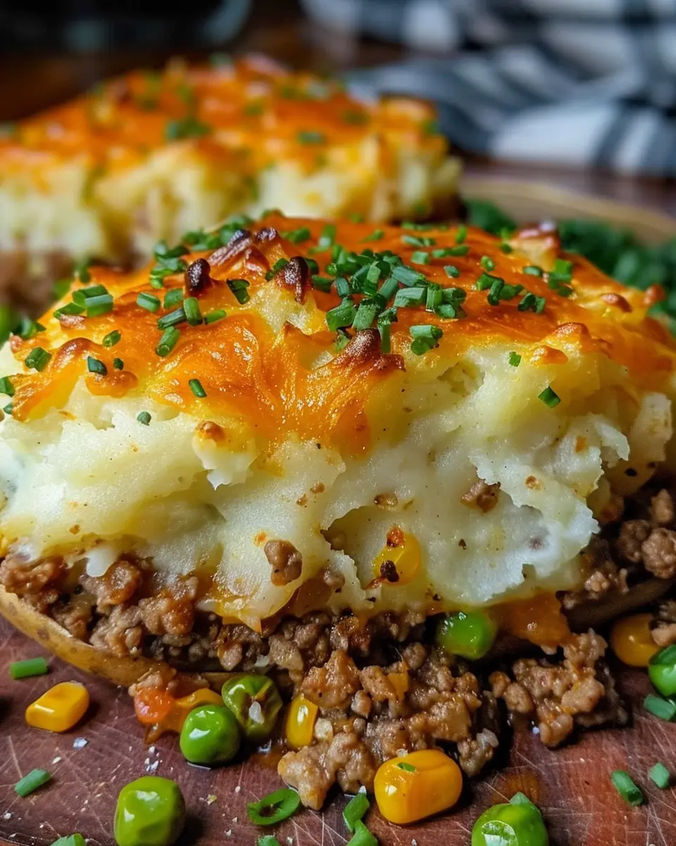 Shepherd’s Pie Baked Potatoes: Easy Comfort Food with Turkey Bacon