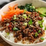 Korean Ground Beef Bowl