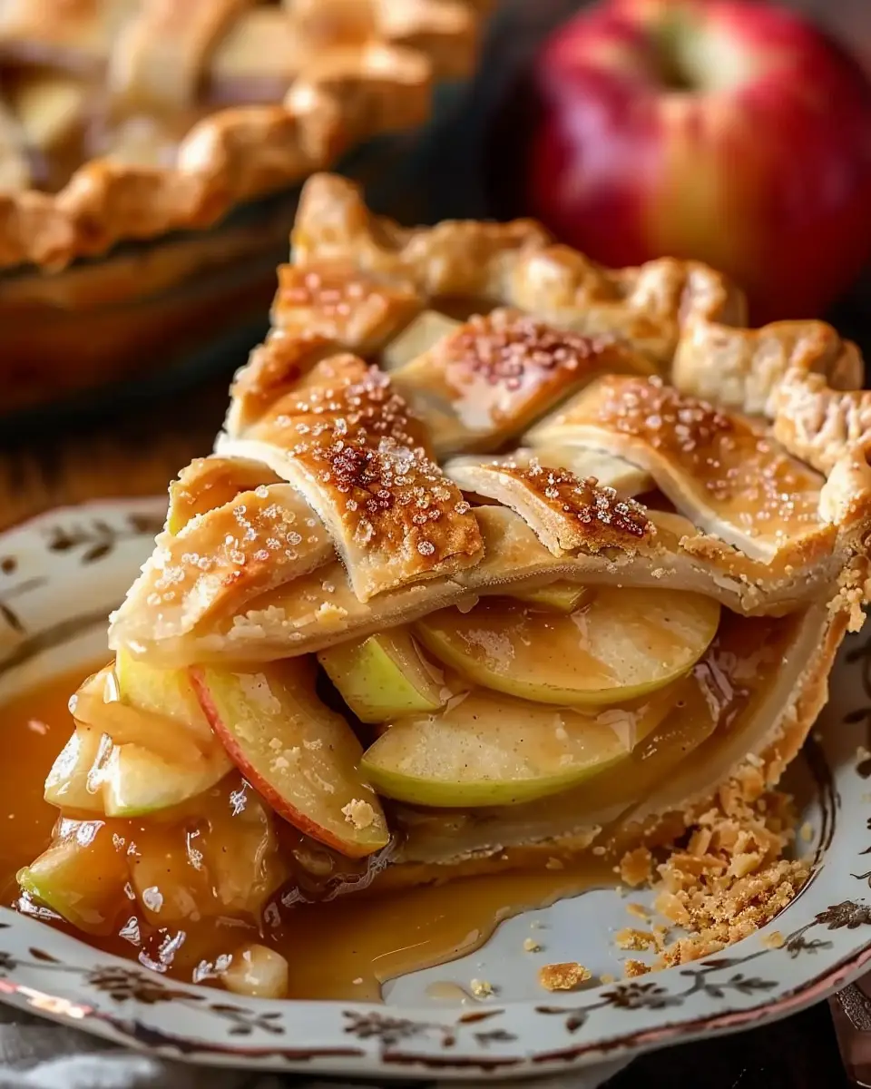 Deliciously Classic Apple Pie: A Warm Slice of Home-Made Joy