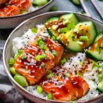 Honey Sriracha Salmon Bowls