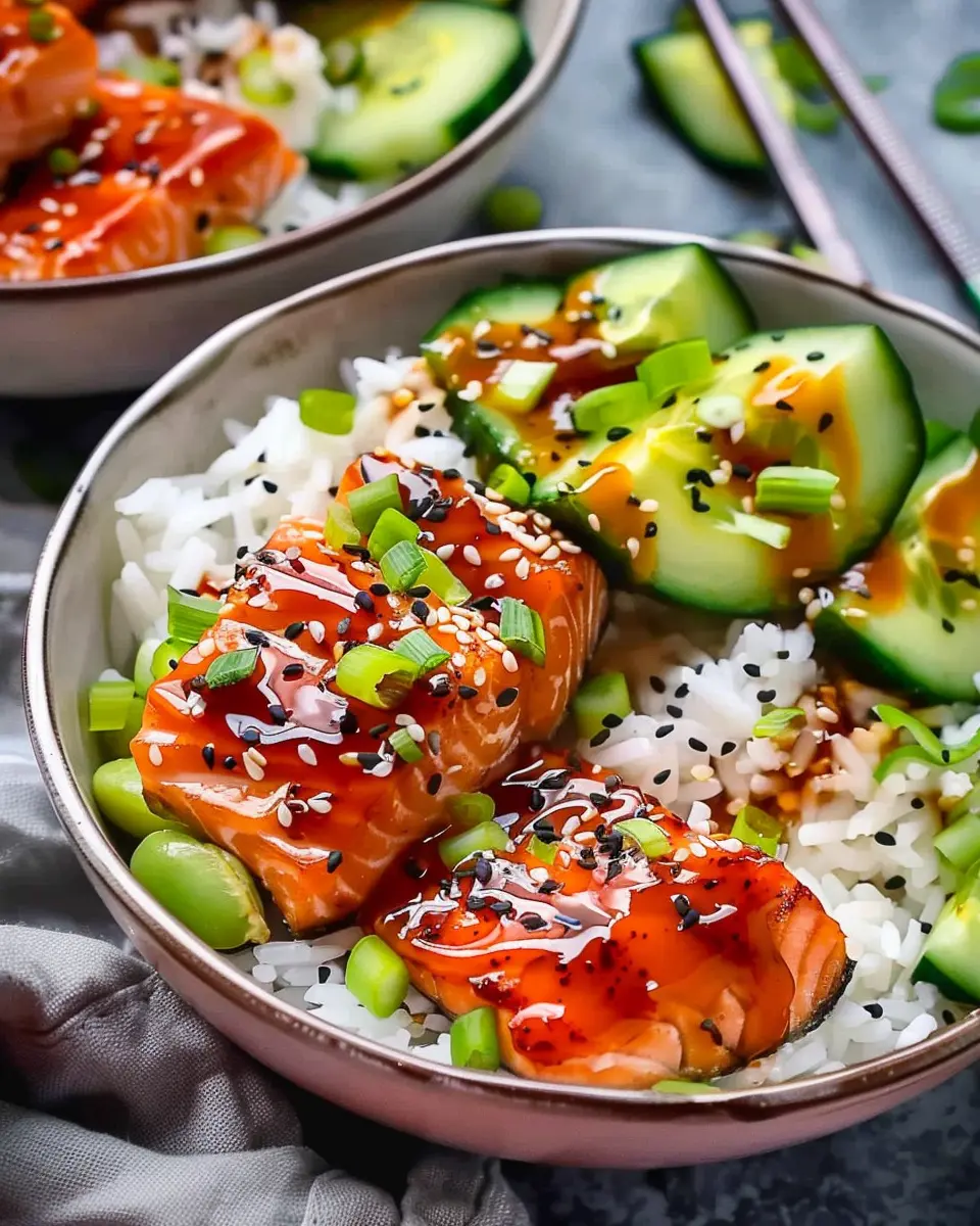 Honey Sriracha Salmon Bowls: Easy, Flavorful Weeknight Delight