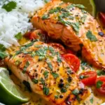 One-Pan Coconut Curry Salmon