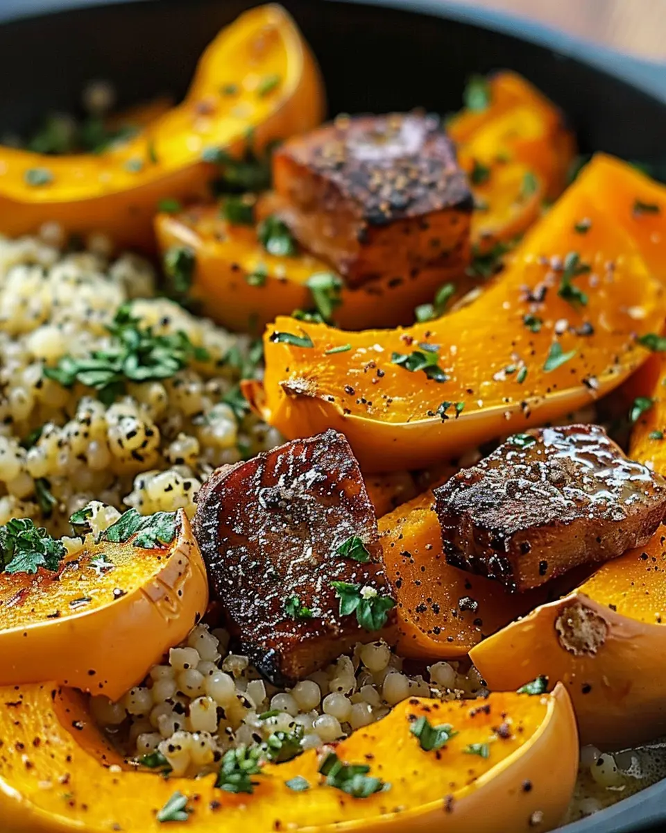 Savory Butternut Squash Delight: Easy Recipe with Turkey Bacon
