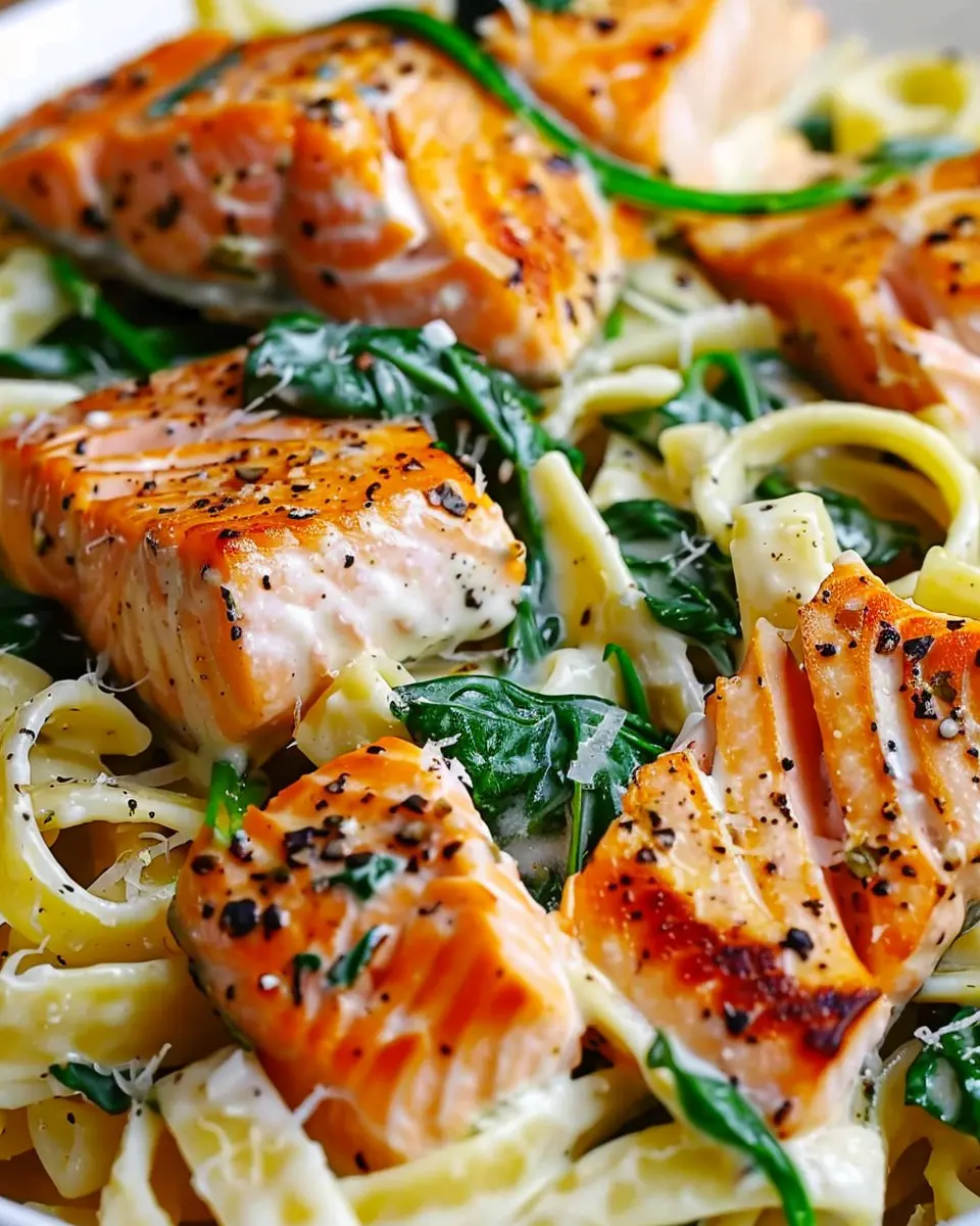 Salmon Spinach Pasta Dish: Easy, Healthy Recipe for Home Cooks