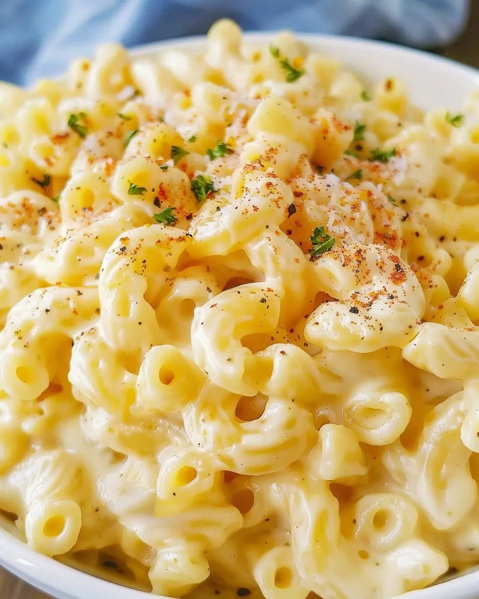 Creamy Mac with Turkey Bacon and Chicken Ham: An Indulgent Treat