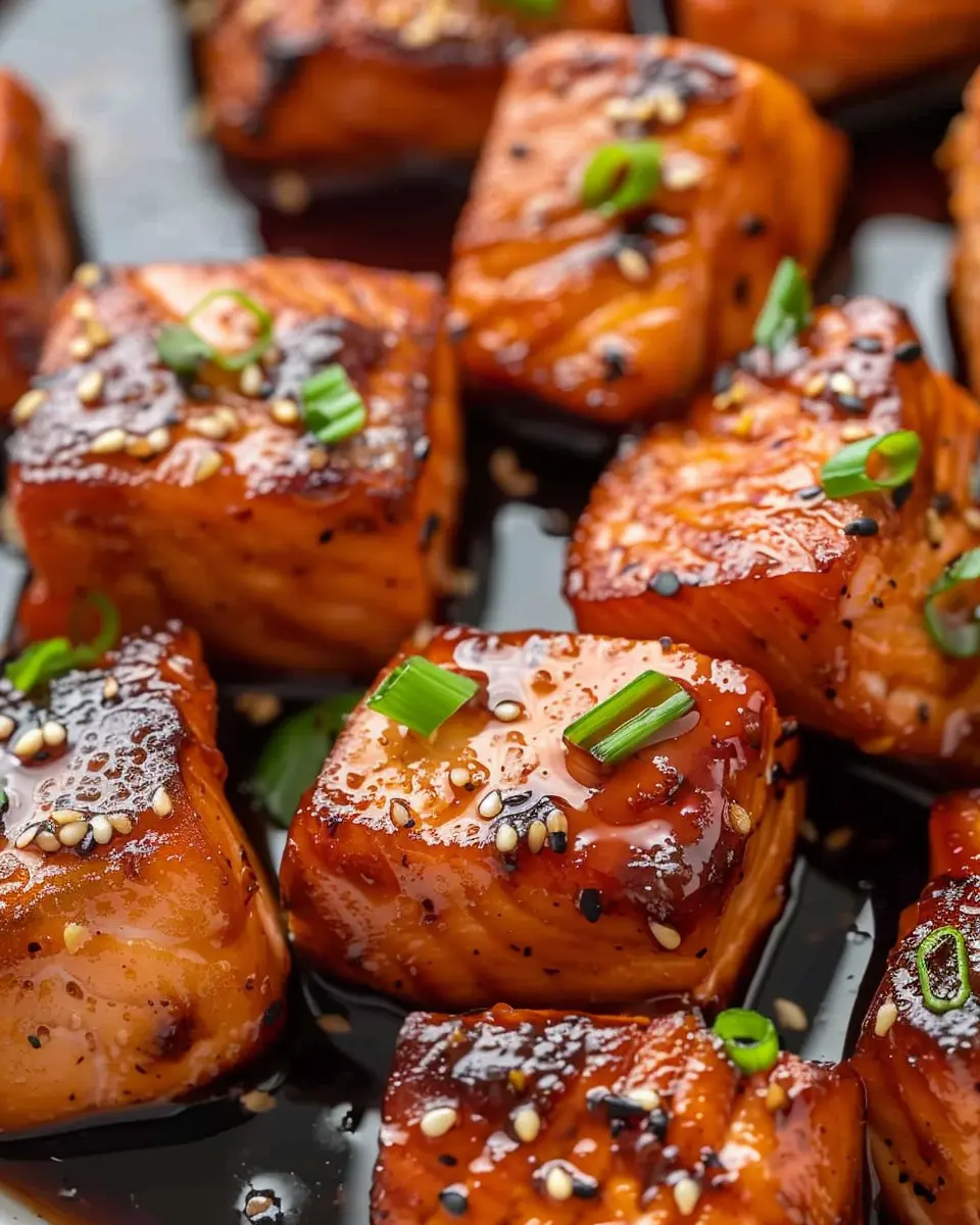 Honey Garlic Salmon Bites: Easy, Flavorful, and Homemade Delights