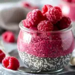 Raspberry Chia Pudding Sweetened