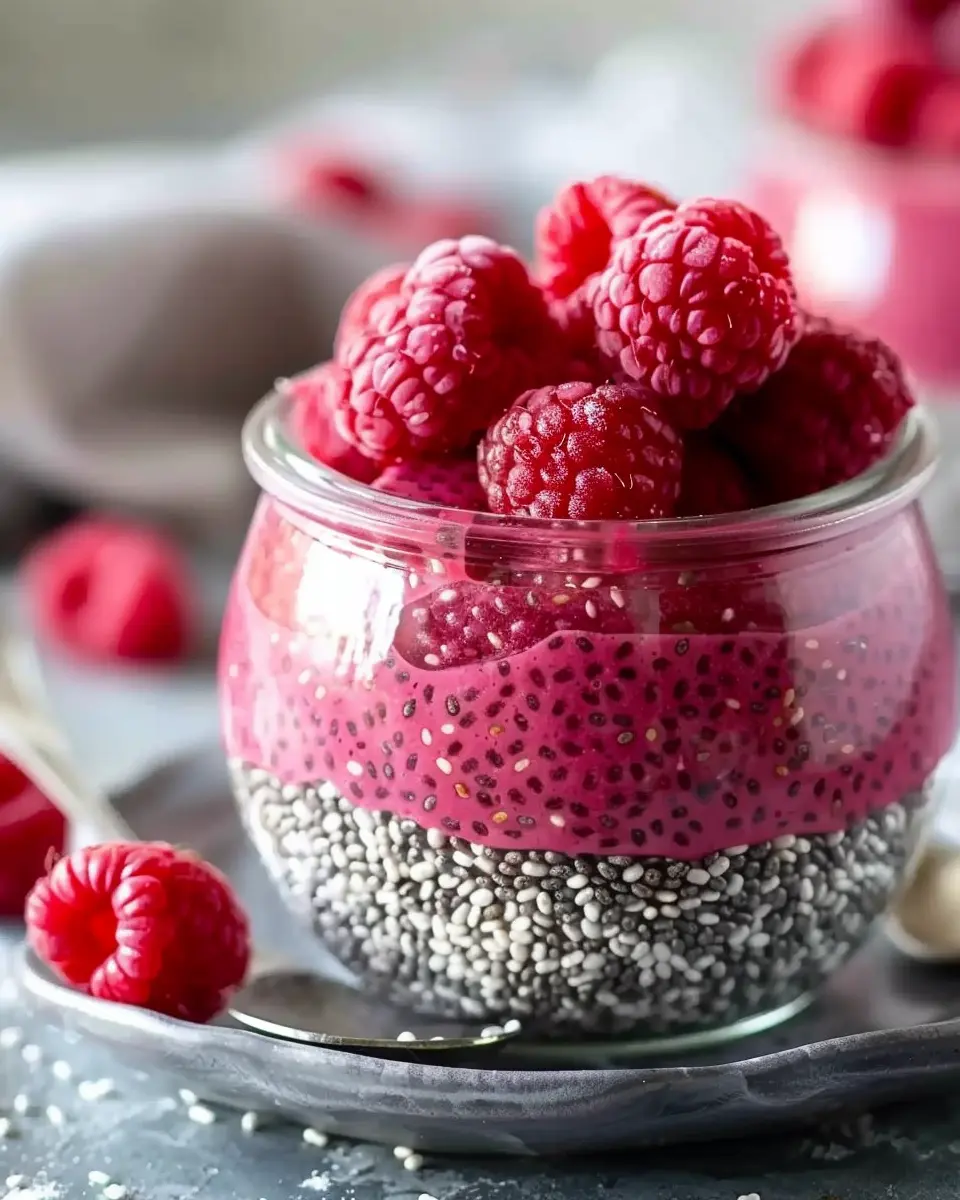 Raspberry Chia Pudding Sweetened: A Deliciously Easy Treat